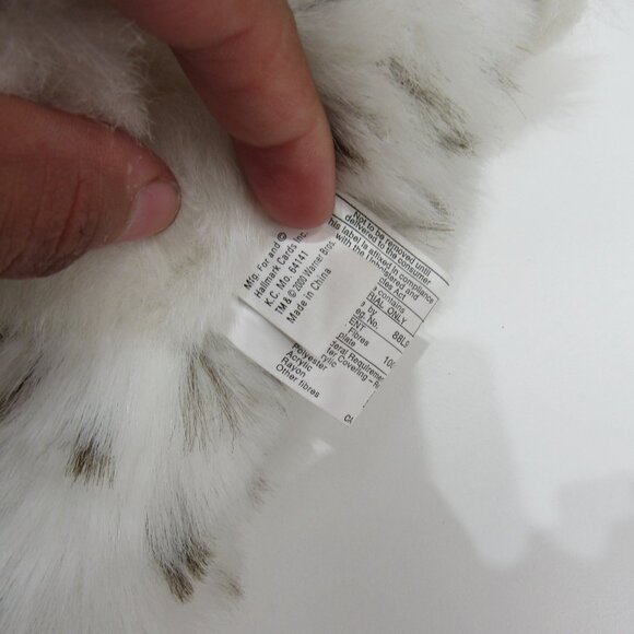 Harry Potter Plush Hedwig Flying Hook Hanging Owl Post Service Warner Bros - Picture 6 of 9